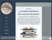 Tablet Screenshot of misapuntesdeabogacia.com